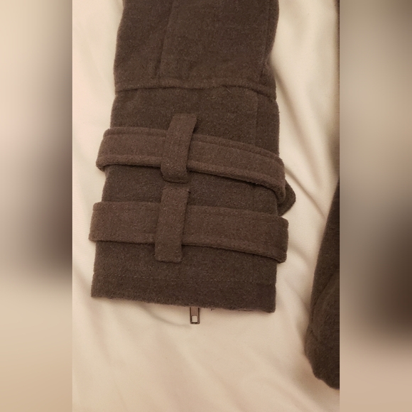 Sugarfly Grey Winter Pea Coat - Picture 2 of 7